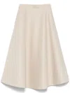 Rohe Voluminous Cotton Skirt In Neutrals