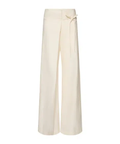 Rohe Waist Tie Casual Pants In Neutral