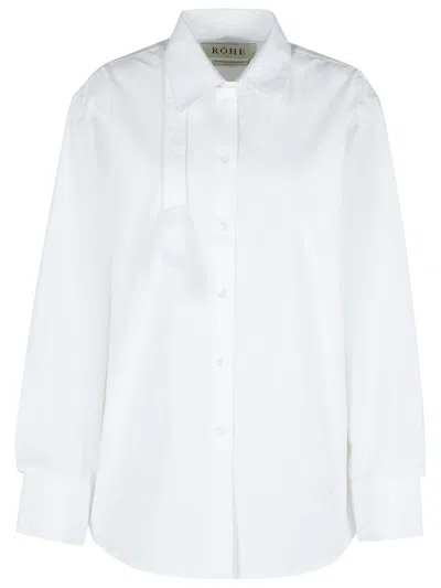 ROHE RÓHE WHITE COTTON SHIRT
