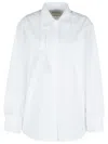 Rohe White Shirt With Bell Sleeves And Rear Cut-out