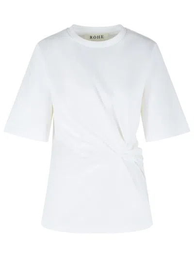 Rohe Róhe White Cotton T-shirt