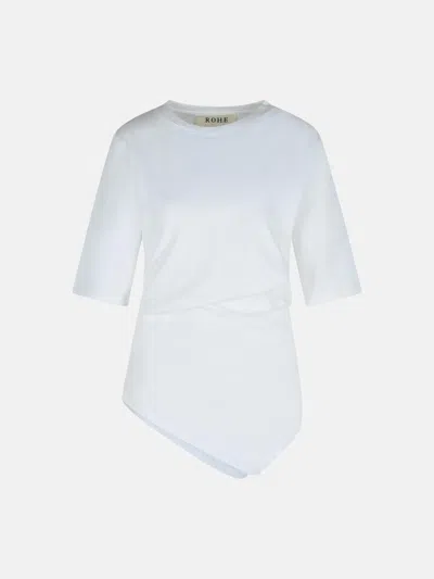 Rohe White Organic Cotton Woven T-shirt