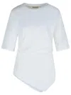 Rohe Re-invented Twisted T-shirt Optic White In White