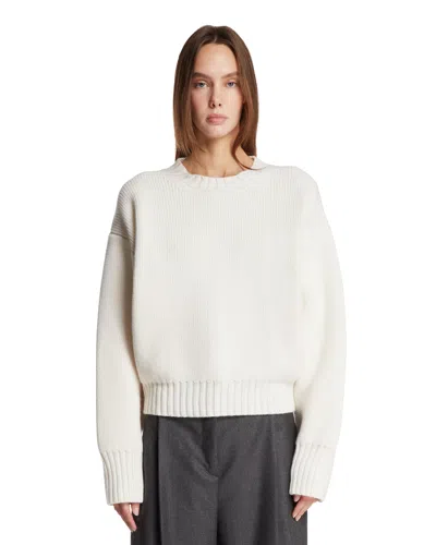 Rohe White Oversized Sweater