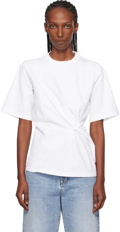 Rohe White Reinvented Twisted T-shirt
