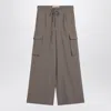 Rohe Wide Cargo Trousers In Taupe