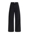Rohe High-rise Wide-leg Jeans In Black