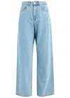 Rohe Mid-rise Wide-leg Jeans In Denim