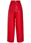 Rohe Lambskin Pants In Red