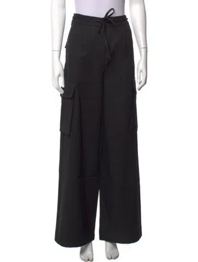 Pre-owned Rohe Wide Leg Pants In Black