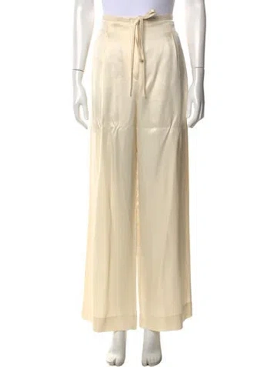 Pre-owned Rohe Wide Leg Pants In Neutral