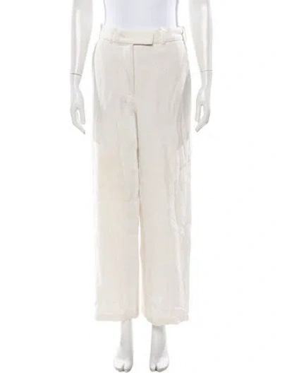 Pre-owned Rohe Wide Leg Pants In Neutrals
