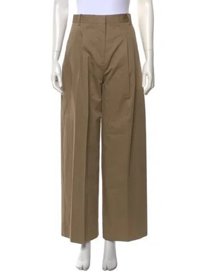 Pre-owned Rohe Wide Leg Pants In Neutrals