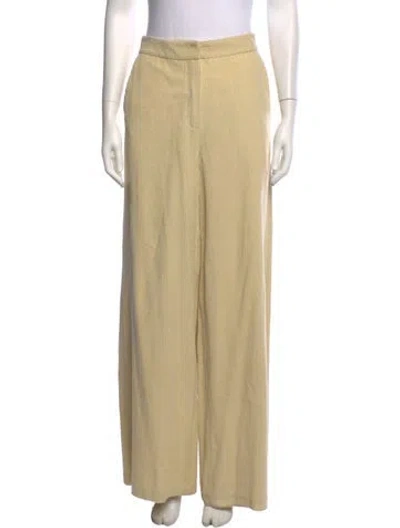 Pre-owned Rohe Wide Leg Pants In Neutrals