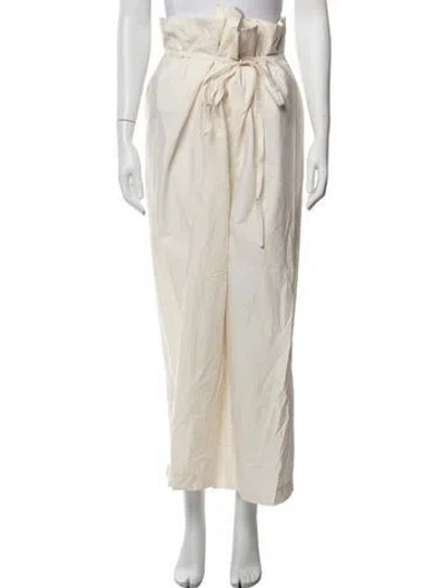 Pre-owned Rohe Wide Leg Pants W/ Tags In White