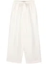 Rohe Drawstring-waist Trousers In Nude & Neutrals