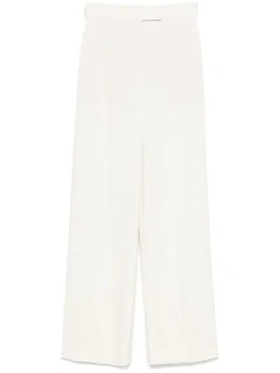 Rohe Wide-leg Textured Trousers In Neutrals
