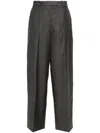 Rohe Wide-leg Trousers In Grey