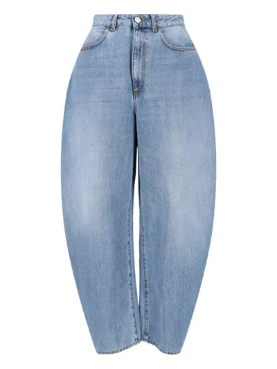 Rohe Wide Rounded Jeans In Blue