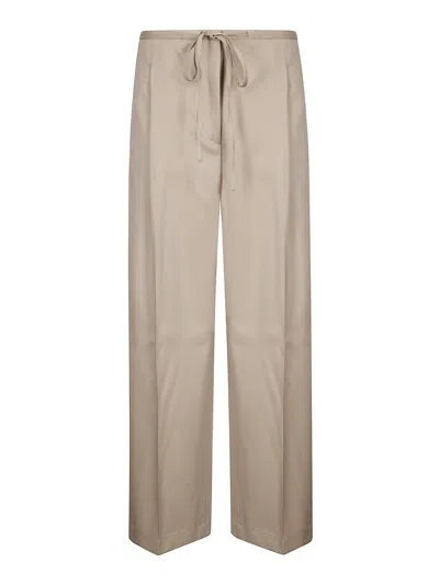 Rohe Wide Trousers In Virgin Wool In Neutral