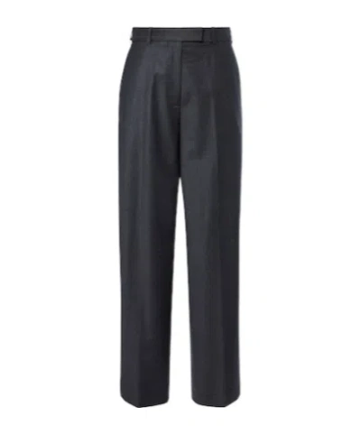 Rohe Wide-leg Casual Trousers In Black