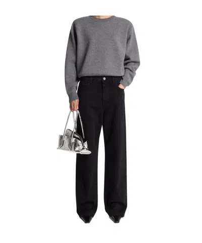 Rohe Bruun Wide-leg Jeans In Black