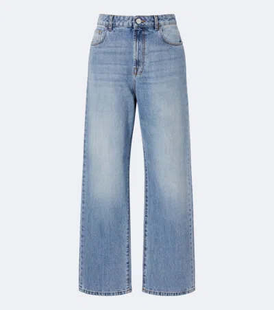 Rohe Sculptural Accent Trousers In Classic Blue