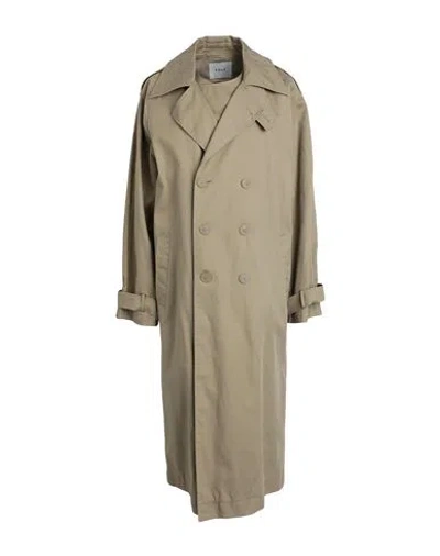 Rohe Róhe Woman Overcoat & Trench Coat Khaki Size 18 Cotton In Beige