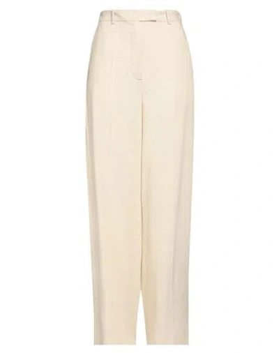 Rohe Wool-canvas Tapered Pants In Creme