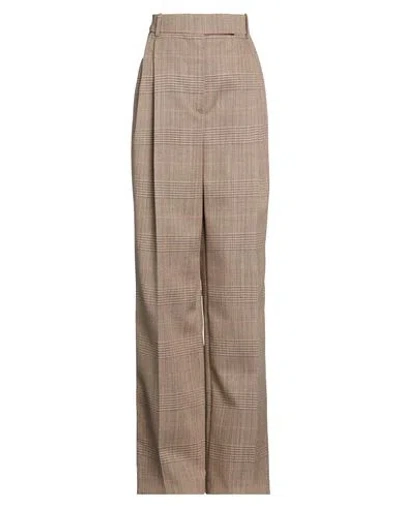 Rohe Róhe Woman Pants Camel Size 6 Virgin Wool In Brown