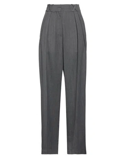 Rohe Róhe Woman Pants Grey Size 6 Polyester, Wool