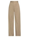Rohe Róhe Woman Pants Khaki Size 12 Cotton In Beige