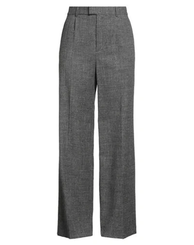 Rohe Róhe Woman Pants Lead Size 8 Virgin Wool, Linen, Polyamide, Cotton In Gray