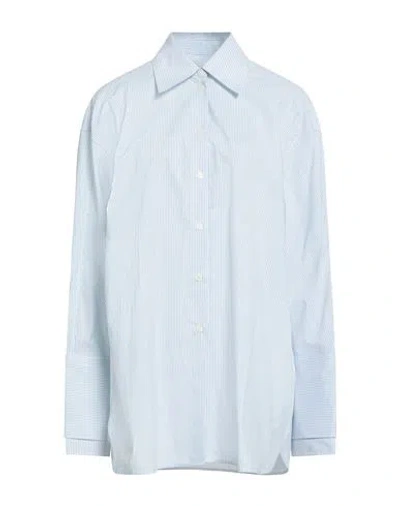 Rohe Róhe Woman Shirt Sky Blue Size 6 Cotton