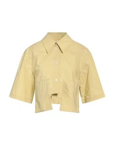 Rohe Róhe Woman Shirt Yellow Size 6 Cotton