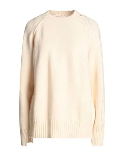 Rohe Róhe Woman Sweater Ivory Size 12 Merino Wool, Cashmere In White