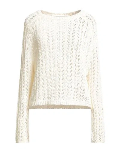 Rohe Róhe Woman Sweater Ivory Size 4 Cotton, Polyacrylic, Polyamide In Neutral