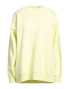 Rohe Róhe Woman Sweatshirt Lime Green Size 12 Cotton, Polyester In Green