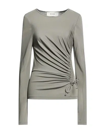 Rohe Róhe Woman T-shirt Grey Size 8 Viscose In Gray