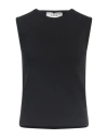 Rohe Dense Rib Tank Top In Black In Black