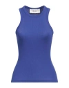Rohe Róhe Woman Tank Top Purple Size 10 Cotton In Purple