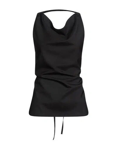 Rohe Róhe Woman Top Black Size 12 Virgin Wool