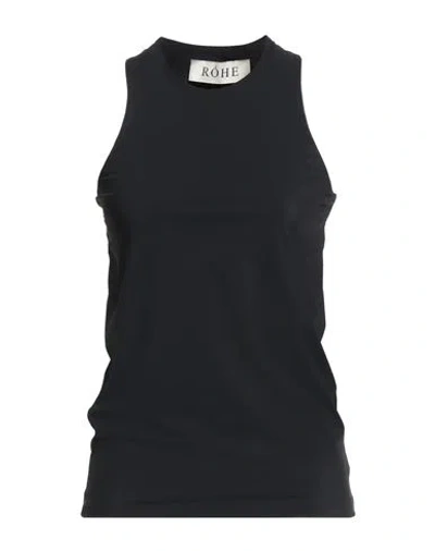 Rohe Róhe Woman Top Black Size 8 Polyamide, Elastane