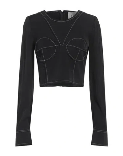 Rohe Róhe Woman Top Black Size 8 Viscose