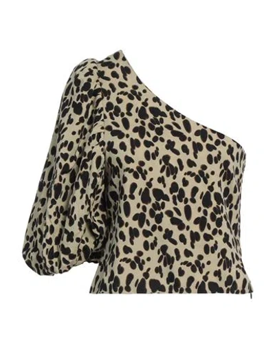 Rohe Róhe Woman Top Light Green Size 10 Cotton, Rayon