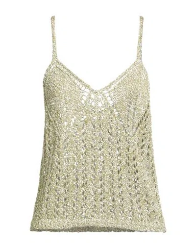 Rohe Róhe Woman Top Light Green Size 8 Mako Cotton, Polyacrylic, Polyamide