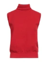Rohe Róhe Woman Turtleneck Red Size 6 Wool, Cashmere, Elastane