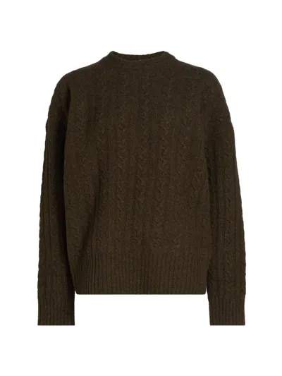 Rohe Women's Cable-knit Wool Crewneck Sweater
