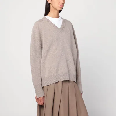 Rohe Women's Mélange Sweater In Cashmere Blend In Gray
