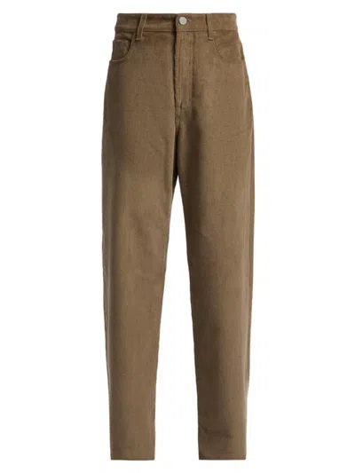 Rohe Women's Relaxed Corduroy Trousers In Green